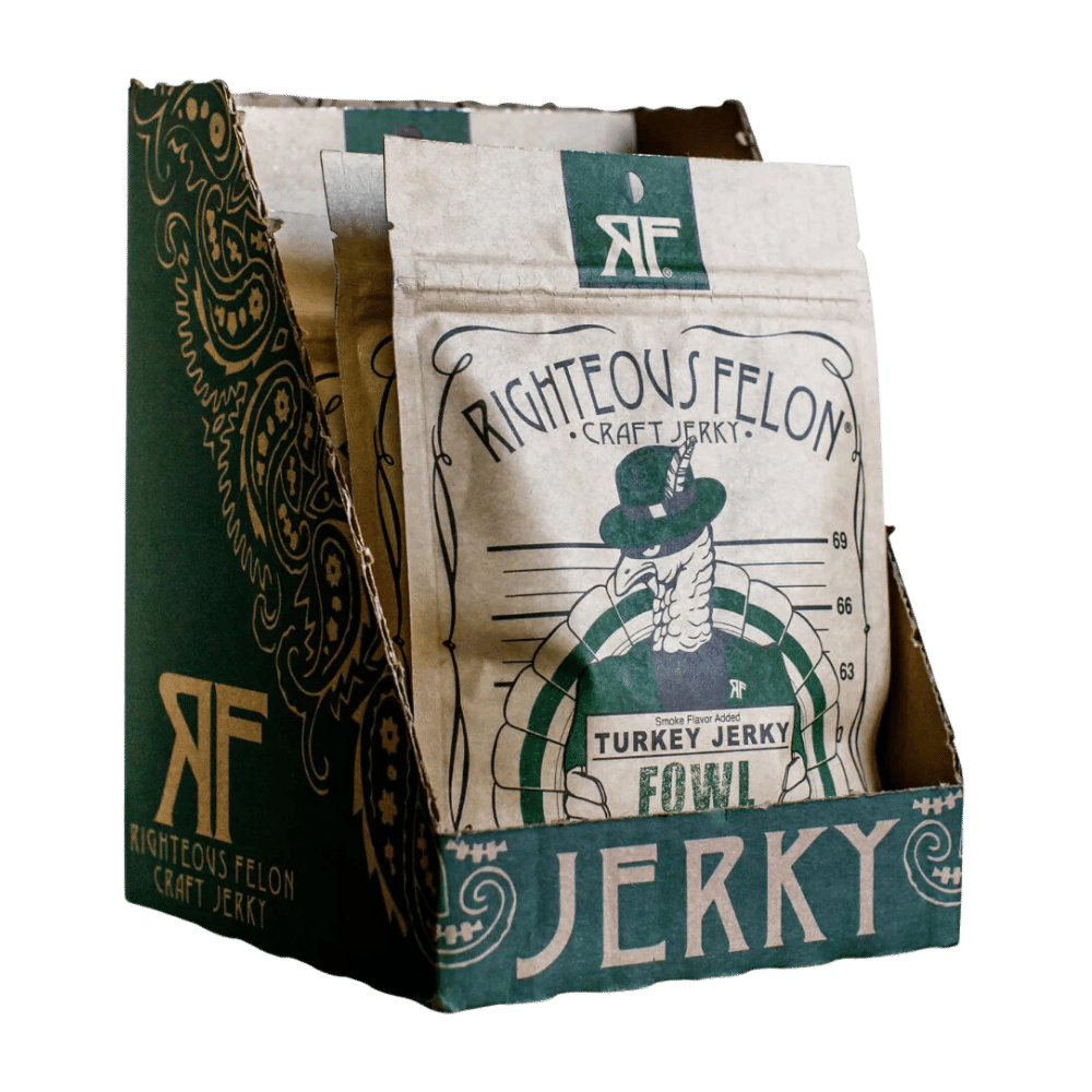 Fowl Capone Turkey Jerky (8-pack) T9