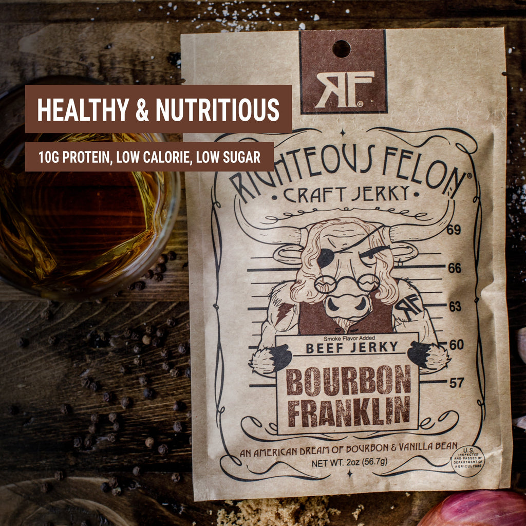 Bourbon Franklin Beef Jerky F3
