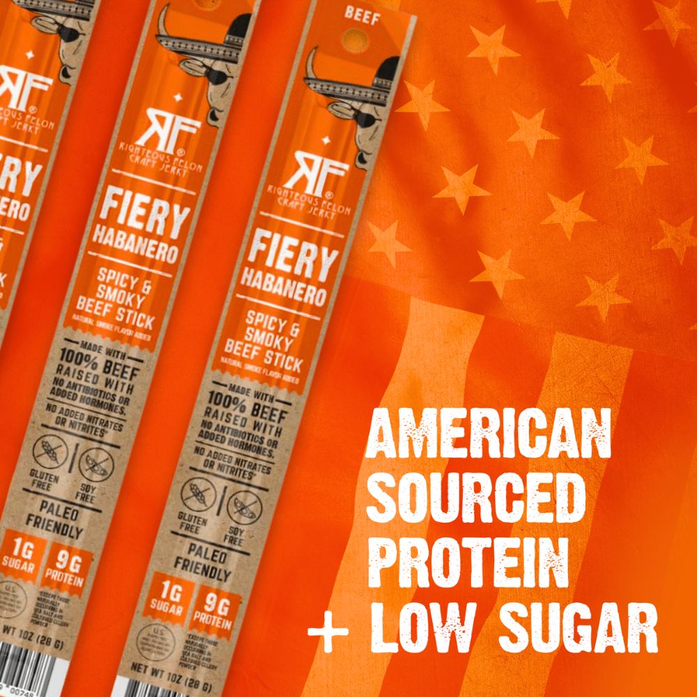Fiery Habanero Beef Stick (24-Pack) K9