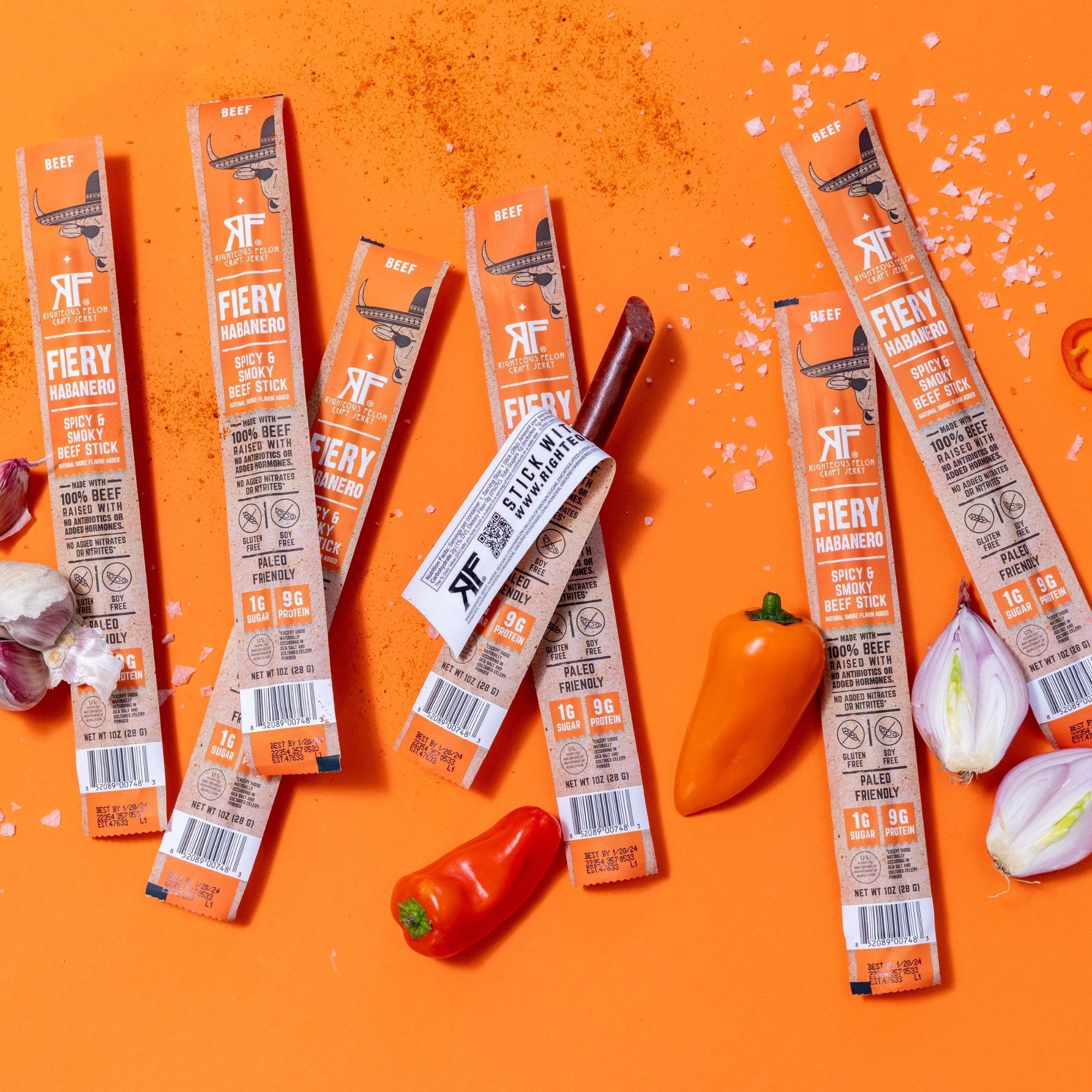 Fiery Habanero Beef Stick (10-Pack) N4