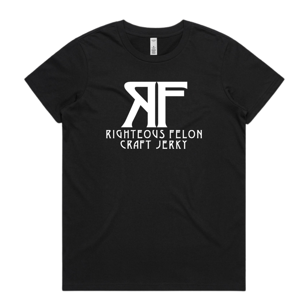 Women's Black & White Basic T-Shirt A1