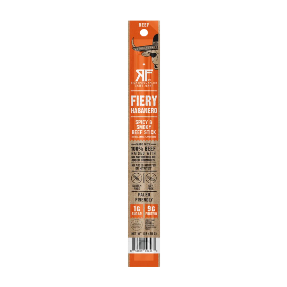Fiery Habanero Beef Stick (1-Pack) - LIMIT 1 FREE STICK O9