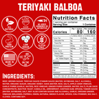 Teriyaki Balboa Beef Jerky 1oz (16ct) E5